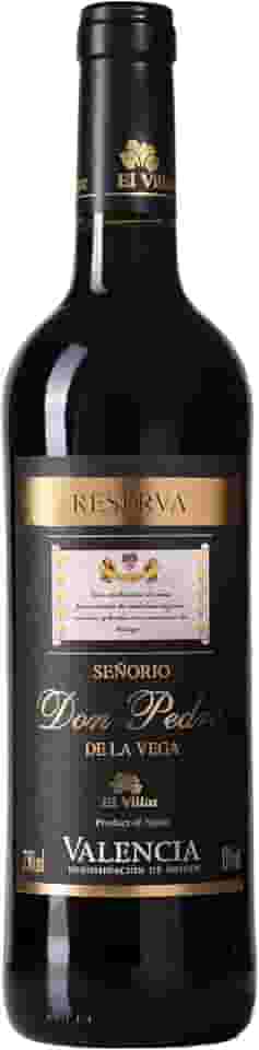 Señorio Don Pedro, Vinho tinto, Tempranillo e Garnacha, Reserva, Espanhol, El Villar, 750ml