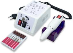 Lixadeira Motor Unhas Elétrica Profissional Mercedes Branca, Bivolt 110V - 220V