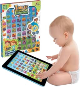 Tablete Interativo Infantil Bilíngue Educativo Para Crianças