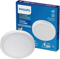 Painel Plafon Led Philips de sobrepor redondo 18W luz branca neutra (4000K) bivolt (100-240V)