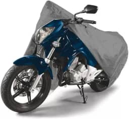 Capa Para Moto Impermeável Térmica Metalizada Contra Sol Chuva 130 x 230 Cm