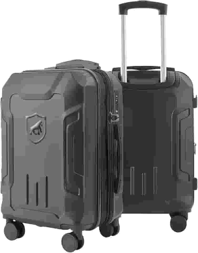 Mala de Bordo Survivor 10kg para Viagem Expansível com Compartimento interno a Vácuo (de Mão - Padrão ANAC, Preta)