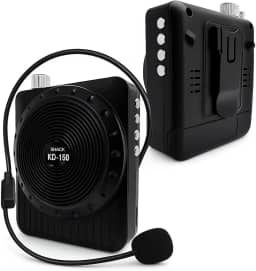 Amplificador de Voz Megafone com Microfone e Rádio Fm para Professores-SHACK