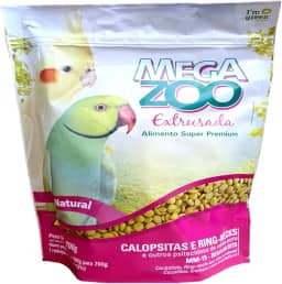 Ração Megazoo Extrusada Calopsitas/Ring Necks (MM15) 700g