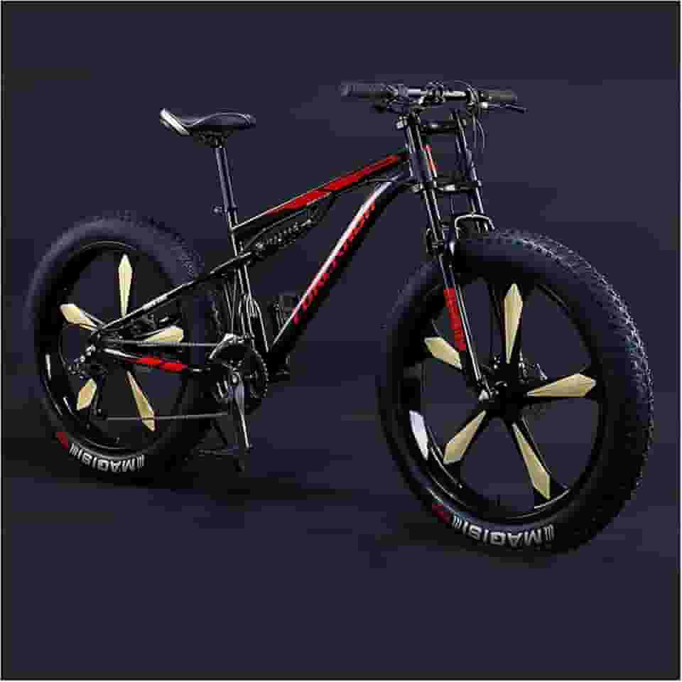 Mountain Bikes Men Men 26 polegadas Bike de montanha de pneus adultos com suspensão total, aço de alto carbono Bicicleta gigante de freio de disco duplo de alto carbon