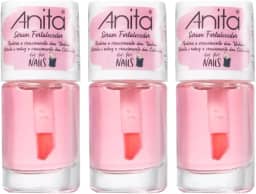Kit 3 Esmalte Sérum Fortalecedor Anita Crescimento De Unha -Ref 552