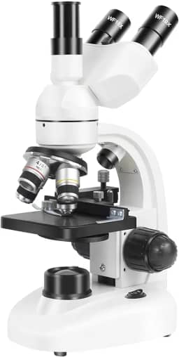 Microscopio, Microscópio, Microscopio Profissional 5000X, Kit de Eletrônico Trinocular Profissional, óptico 5000X, Biológico, Com 2X, 10X, 25X