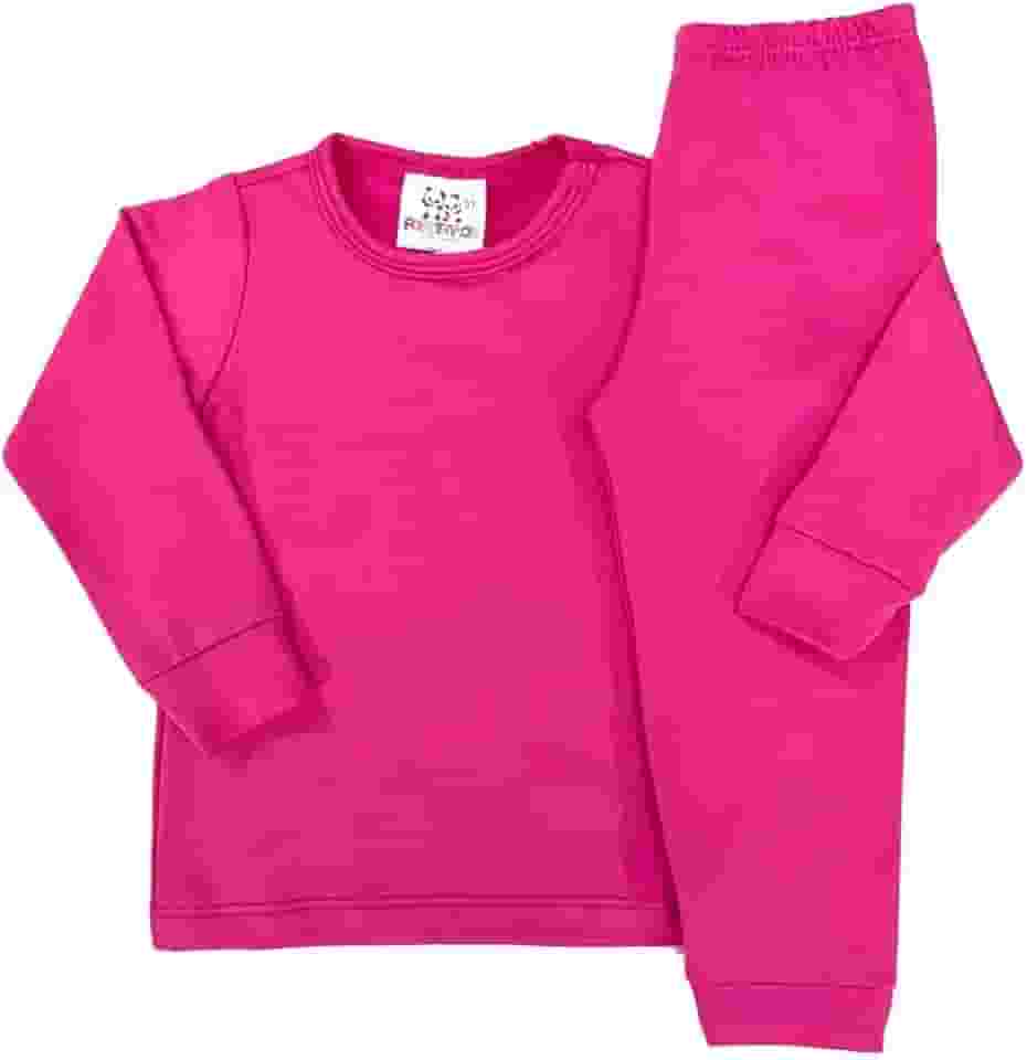 Conjunto Térmico Infantil Peluciado Liso Básico Comfort