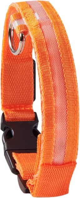 Colar LED - Coleira com brilho intermitente para cães - Luz LED piscante recarregável para coleira de cachorro, coleira iluminada para filhotes, cães pequenos, médios e animais de estimação