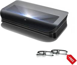 AWOL VISION LTV-3000 Pro, Projetor Ultra Curta Distância, Laser RGB 4K 3D, 3000 Lumens de Pico, Dolby Vision e Atmos, HDR10+, Tela de 150', Cinema em Casa