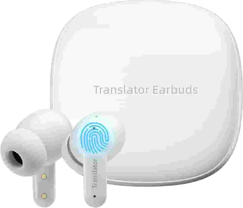 M3 Tradutor Fones de Ouvido Dispositivo Tradutor Idioma Design Deslizante Suporte 144 Idiomas e Acentos Tradução Dispositivo Tradutor Sem Fio com APP Fit iOS e Android