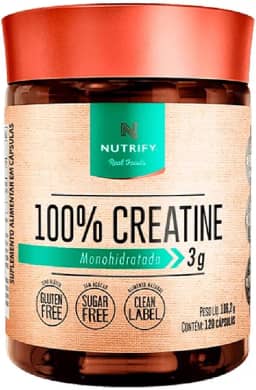 Creatine 100% Creatina Monohidratada Nutrify 120 Cápsulas