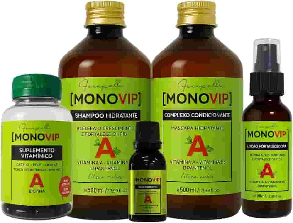 Kit Monovim Crescimento Capilar Antiqueda + Suplemento 60 UN