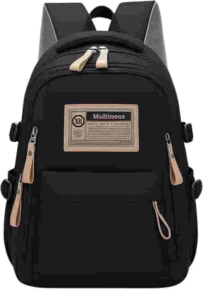 Mochila Masculina Feminina Notebook Viagem Trabalho Escola Escolar Preta Grande Impermeável Reforçada Resistente Passeio Casual