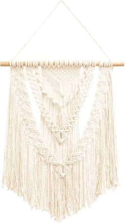 Painel Macrame com fios 100% algodão