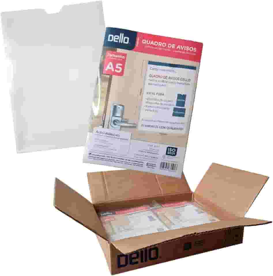 Dello 0535.H.0012 - Quadro De Avisos, A5, 21 x 15 x 0,5 cm, Cristal