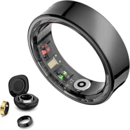 Smart Ring Health Tracker, anéis inteligentes para homens e mulheres, sem necessidade de assinatura, anel de sono de bateria de longa duração, monitor de fitness e sono compatível com iOS e Android