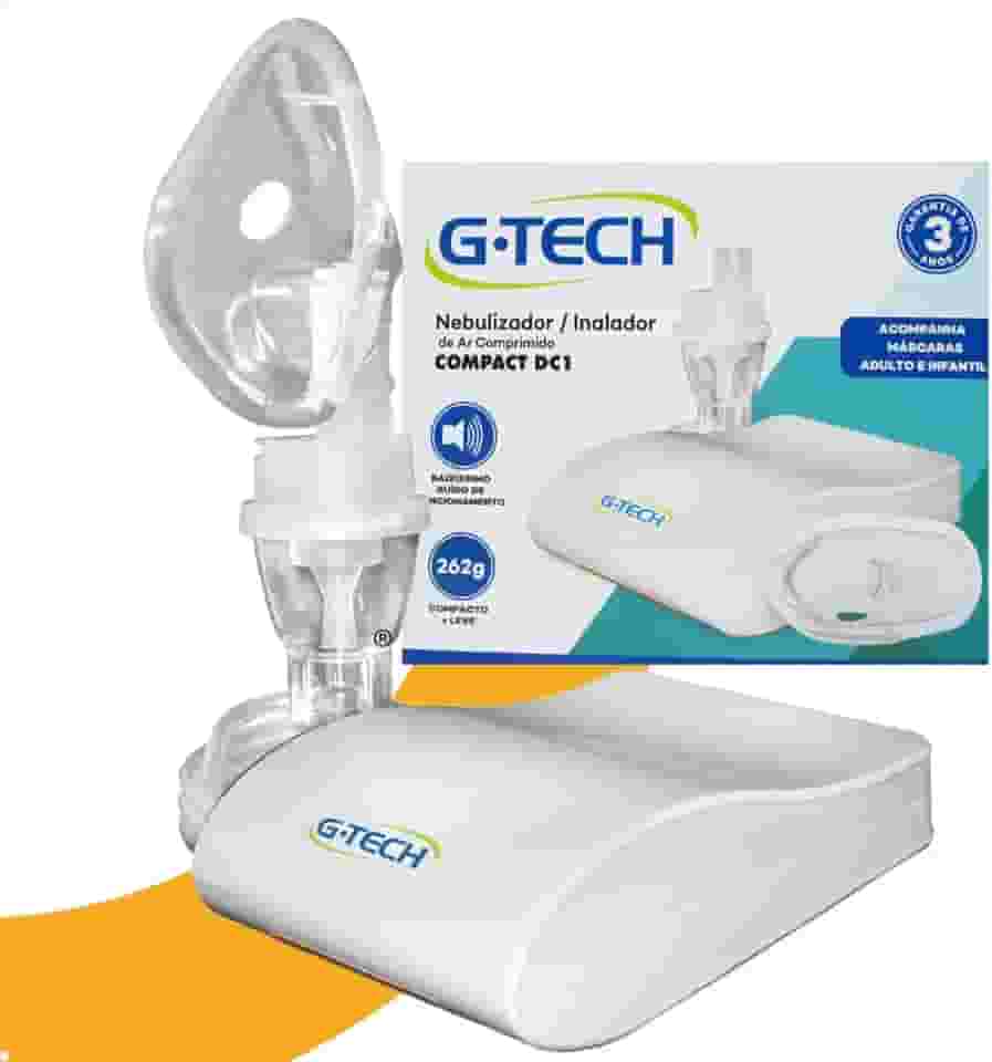 Inalador Nebulizador Compressor Infantil Adulto Bivolt Leve