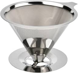 Filtro Coador de Café Reutilizável Inox 103 com Dupla Camada e Malha Fina – Dispensa Papel e Preserva o Sabor