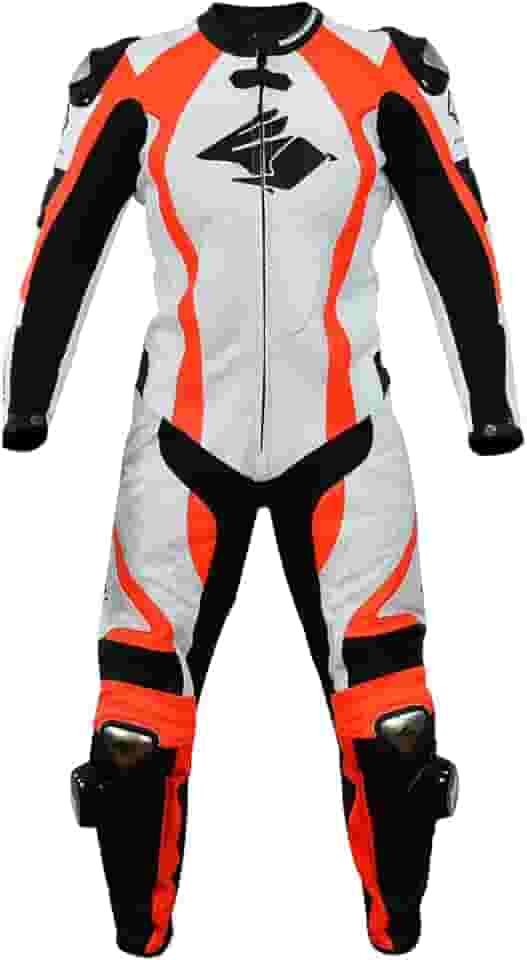 Macacão Couro Motociclista 1p - ENERGY - Racing Rabbit