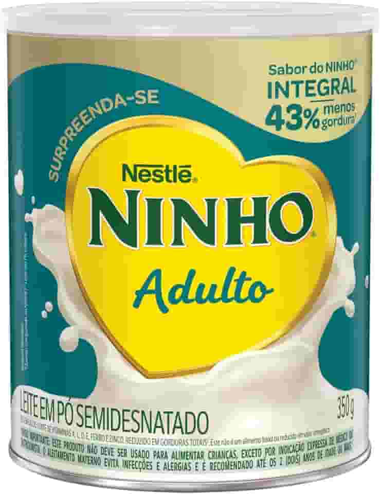 Leite Pó Semidesnatado Ninho Adulto Lata 350g