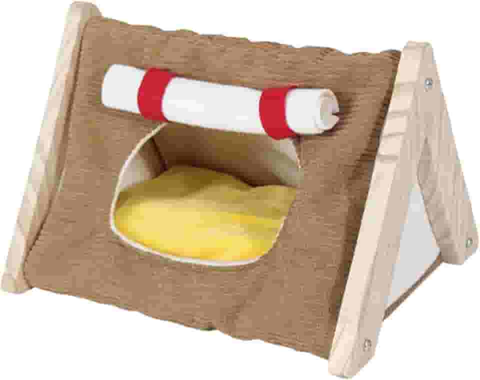 Abrigo para Porquinhos-da-índia, Espaço para Hamsters, área de Recreação E Descanso, marrom