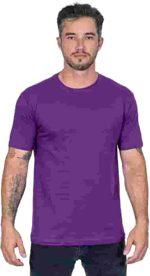 Camiseta Masculina Básica Unissex Lisa 100% Algodão