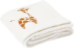 Baby Pil Manta Antialérgica Infantil Cobertor de Bebê Unissex Bege Girafa - Cobertinha Confort Baby