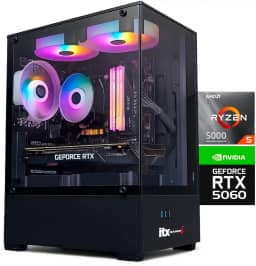 PC Gamer ITX Arena, Ryzen 5 5500, NVidia GeForce RTX 5060 8GB, Ram 16GB, SSD 1TB, Gabinete Gamer