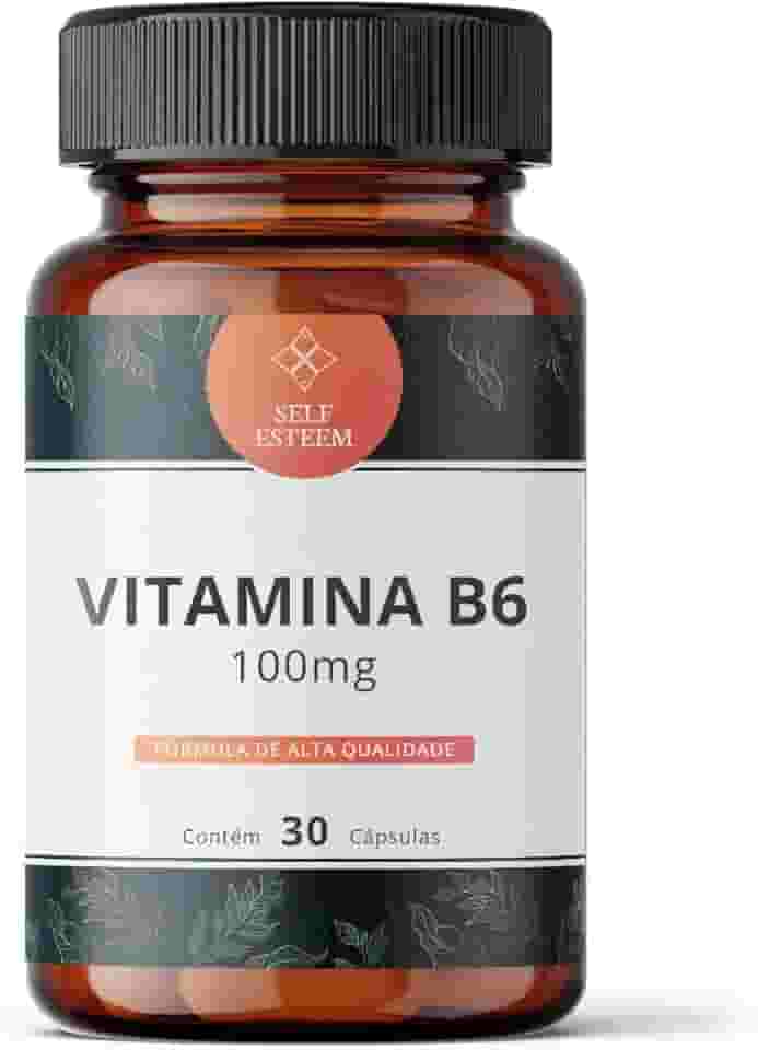 Vitamina B6 (Piridoxina) 100mg 30 Cápsulas