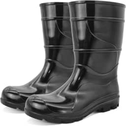 Bota Galocha Para Chuva Cano Médio Pvc Impermeável Epi Ca (40)