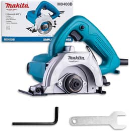 MAKITA Serra Mármore M0400B 1200W 110mm 4.3/8 Pol p/Corte em Concreto Granito Mármore e Porcelanato c/Alta Autonomia p/Obras e Reformas - 110v