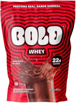 WHEY PROTEIN 3W - BOLD WHEY (450g) - Sabor: Chocolate ao Leite