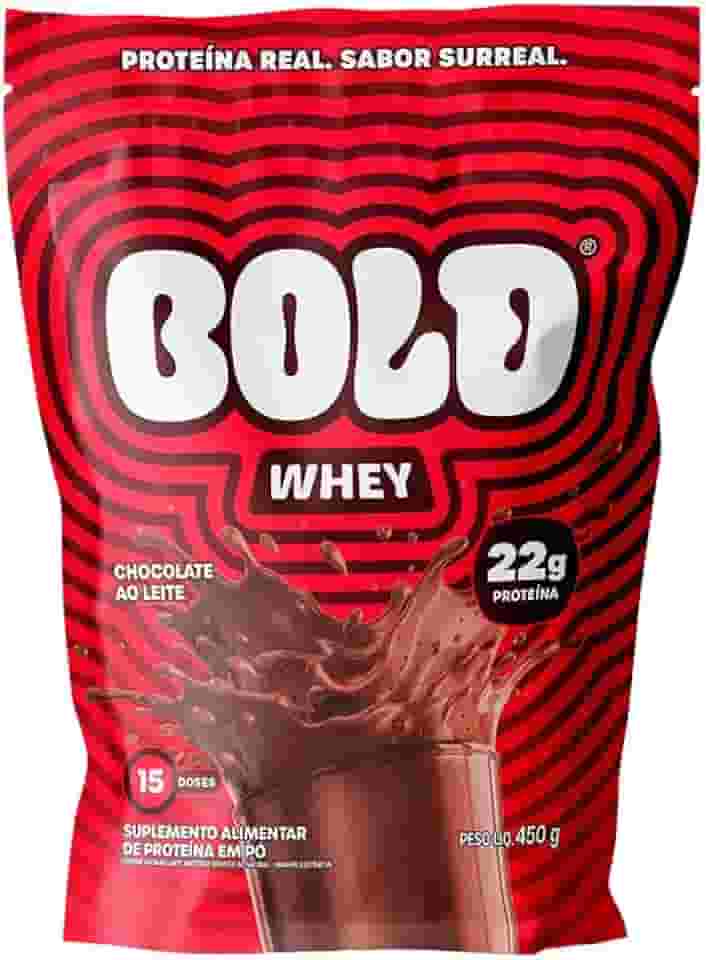 WHEY PROTEIN 3W - BOLD WHEY (450g) - Sabor: Chocolate ao Leite