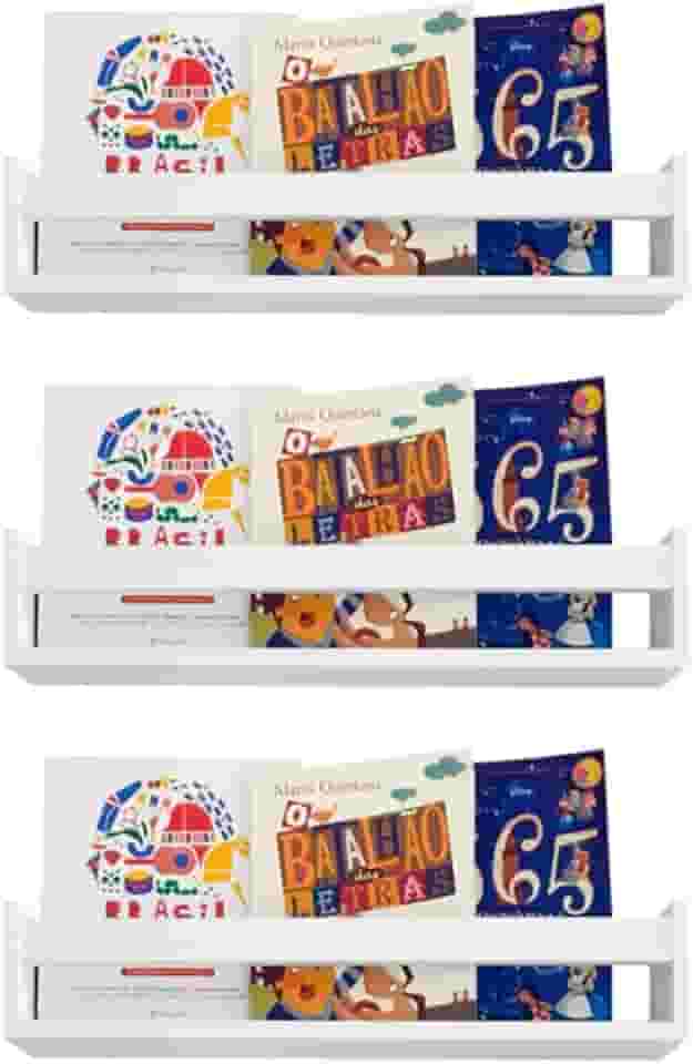 Revisteiro De Parede - Porta Revistas De Parde Kit 3 Peças