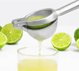 Espremedor Manual de Limão e Laranja Inox Pratico Drinks Bebidas