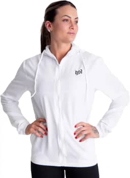 Jaqueta Corta Vento Feminino Leve Liso Capuz Impermeável com Bolsos Academia Atividades Físicas 2025