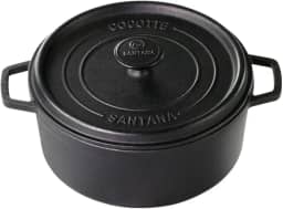 Caçarola Cocotte 24 Cm Forno Holandês Ferro Fundido Santana