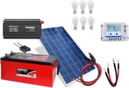 Kit Gerador de Energia Solar Off Grid 150Wp