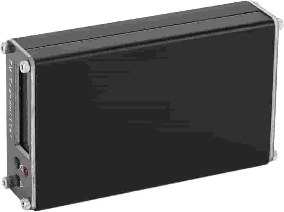 Fafeicy Transmissor FM, FM Broadcast Transmissor Estação de Rádio Estéreo 2000m 76-108MHz Frequência Ajustável Com Tela LCD para Eventos de Supermercado de Carros Drive-in