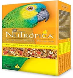 NuTrópica Farinhada Papagaio com Mel, Ovos e Frutas - 300 g