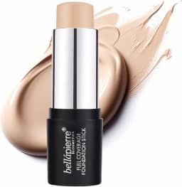 bellapierre Bastão de base mineral | Acabamento fosco de cobertura total | Livre de crueldade | Não tóxico e sem parabenos | Tubo compacto - 9,9 g - Médio