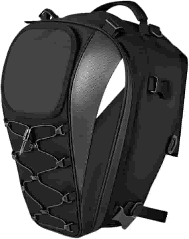 Mochila de Viagem para Motocicleta, Mochila Multifuncional de Grande Capacidade com Suporte para Capacete, Mochila para Caça E Escalada