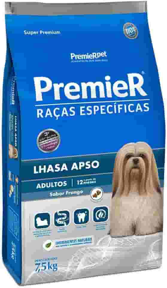 Ração Premier Lhasa Apso Raças Específicas Cães Adultos - 7,5kg