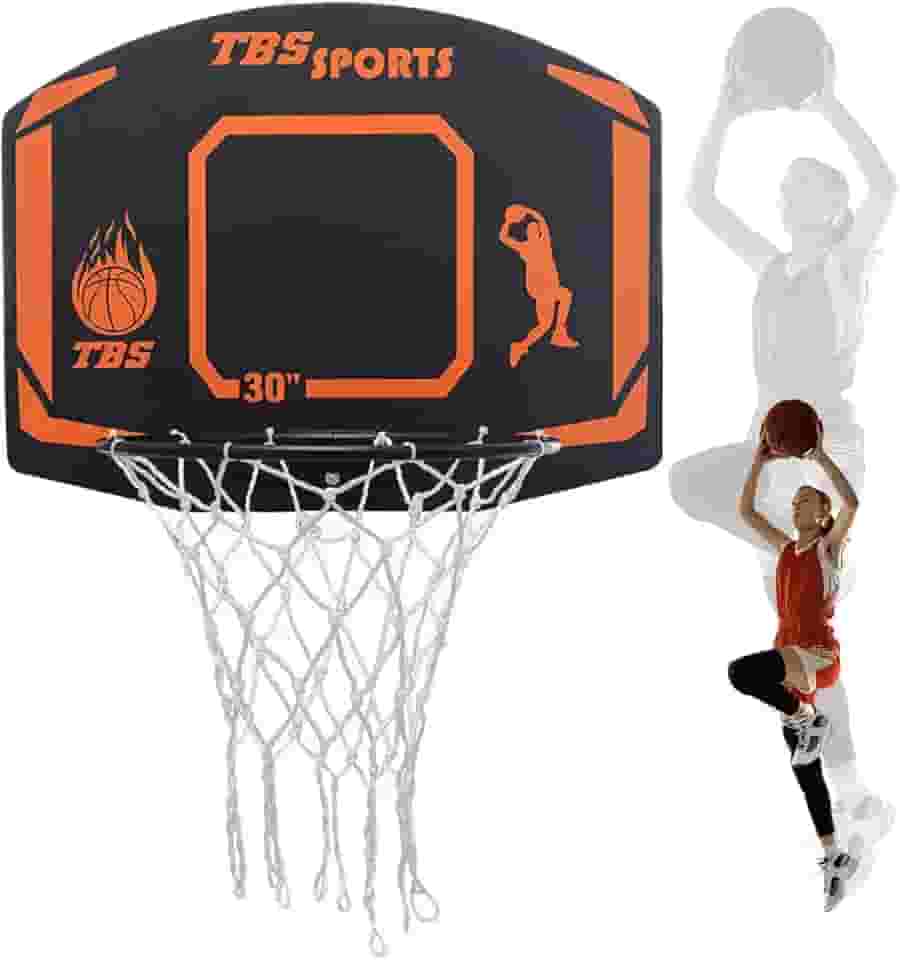 Tabela De Basquete Aro 41 Cm C/Rede - Compatível com Bola Oficial 7 - À Prova D'agua Black Premium