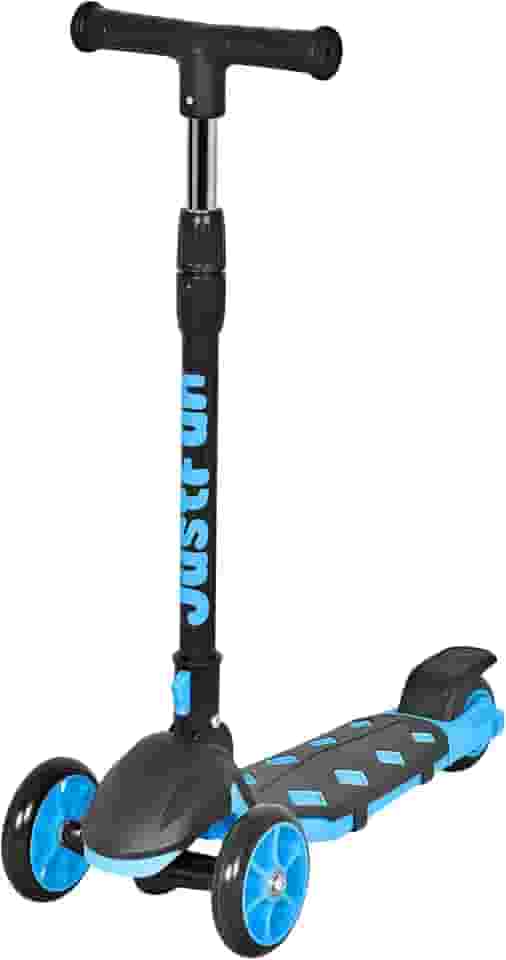 HOLTTER Patinete Infantil 3 Rodas Ajustável Dobrável Com Freio Traseiro Para Crianças, Meninos e Meninas