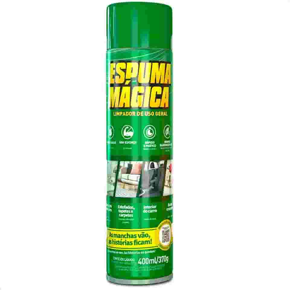 Espuma Magica Limpa Seco Uso Automotivo E Doméstico Pro auto 400Ml