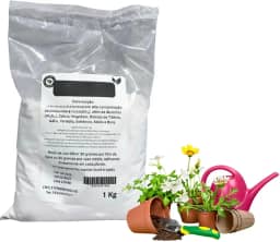 Terra de Diatomáceas, Defensivo Natural para Plantas, Repelente contra Insetos, Ácaros, Pulgões e Cochonilhas