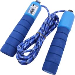 Corda de Pular Digital com Contador Giro Esportiva Cabo Ergonômico em Espuma Velocidade Rápida