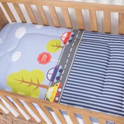 Edredom Bebê Personagens Dupla Face Menino/Menina (Carros)